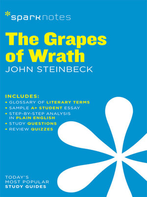 cover image of The Grapes of Wrath: SparkNotes Literature Guide